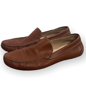 ECCO Cognac slip on’s Size: 42 extra width